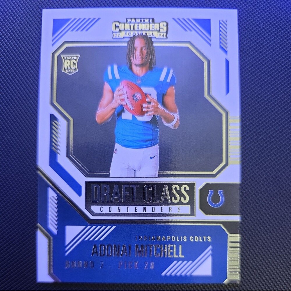 2024 Panini Contenders - Adonai Mitchell Rookie Draft Class Contenders #18